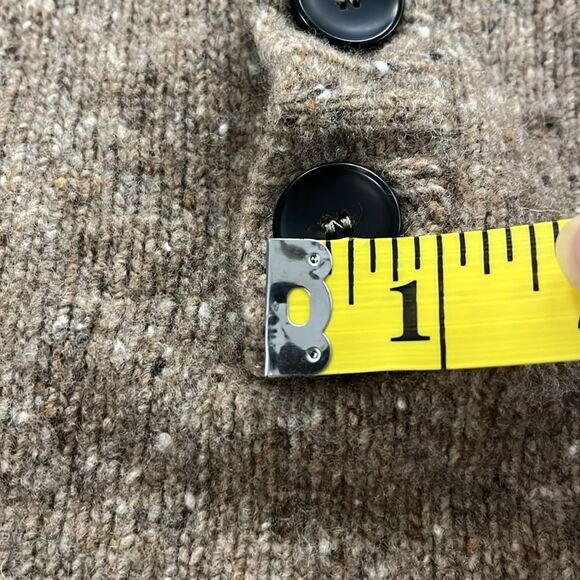 Luca Nobili Made in Italy Wool Blend Sweater womans Sz Medium Brown - Picture 9 of 11